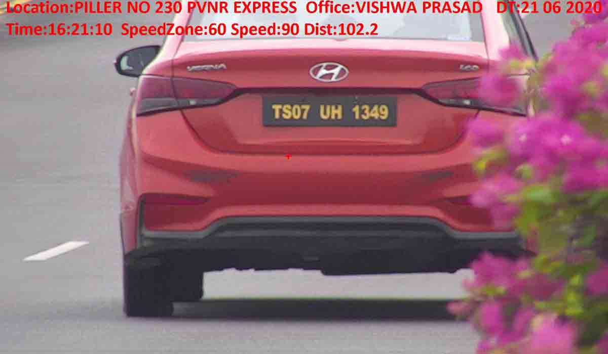 గ‌చ్చిబౌలి రోడ్డు ప్ర‌మాదం.. ఆ కారుపై 13 ఓవ‌ర్ స్పీడ్ చ‌లాన్లు..