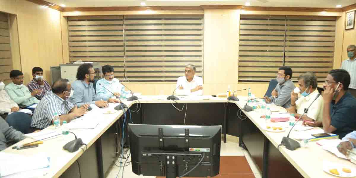 మనోహరాబాద్‌ – కొత్తపల్లి రైల్వే పనులు వేగవంతం చేయాలి : మంత్రి హరీశ్‌రావు