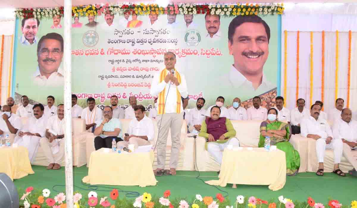 సీడ్ హ‌బ్‌గా సిద్దిపేట : మంత్రి హ‌రీశ్‌రావు