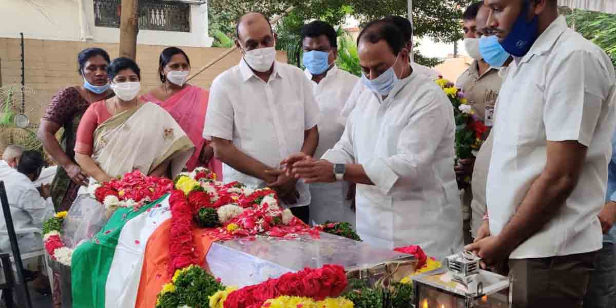 రోశయ్య మృతి తెలుగు రాష్ట్రాలకు తీరని లోటు : మంత్రి ఇంద్రకరణ్‌రెడ్డి