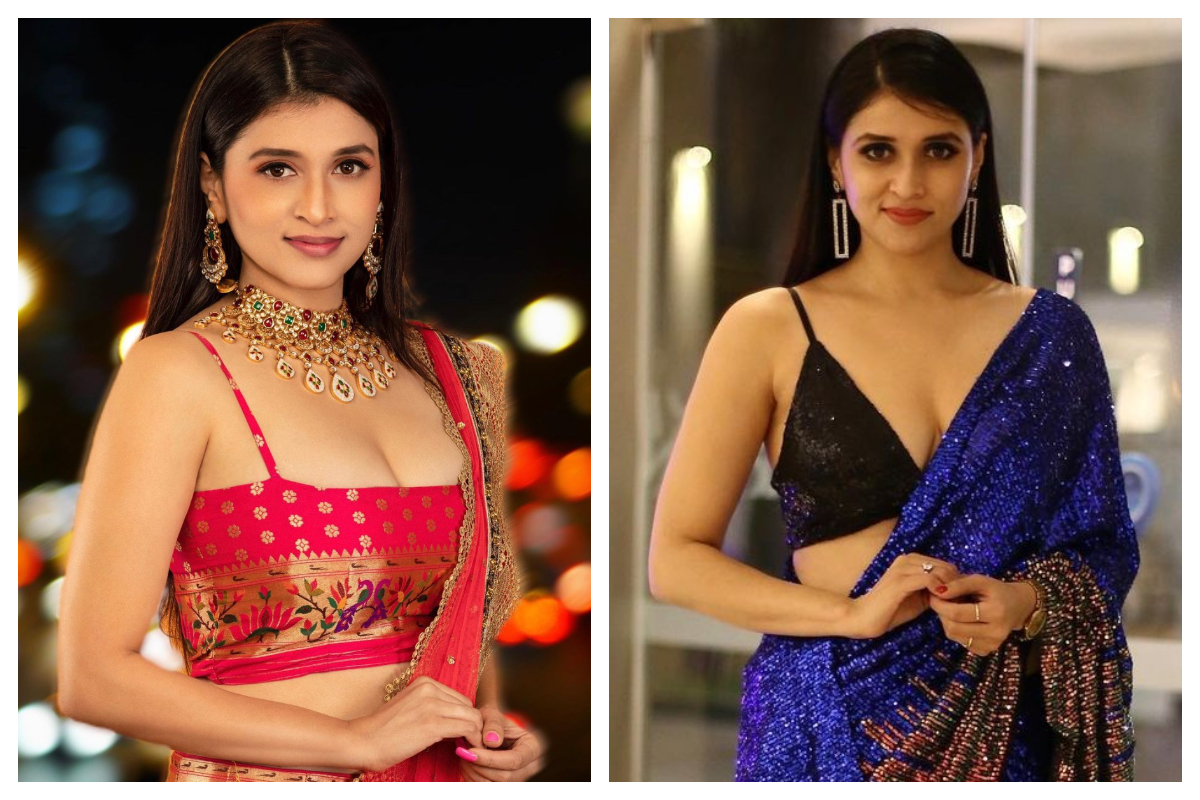 Mannara Chopra | గులాబీ డ్రెస్‌లో కైపెక్కిస్తున్న మన్నారా చోప్రా..