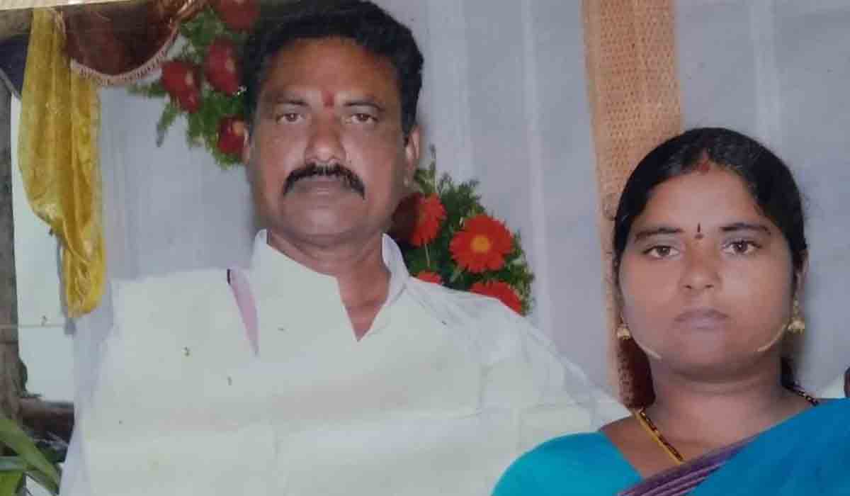 భ‌ర్త‌తో ఉండ‌లేన‌ని తెగేసి చెప్పిన భార్య‌..  బండ‌రాయితో త‌ల‌పై కొట్టిచంపిన భ‌ర్త‌