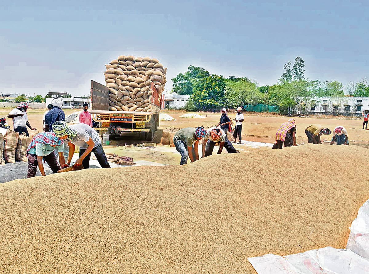 వడ్ల కొనుగోళ్లు @ 2200 కోట్లు!