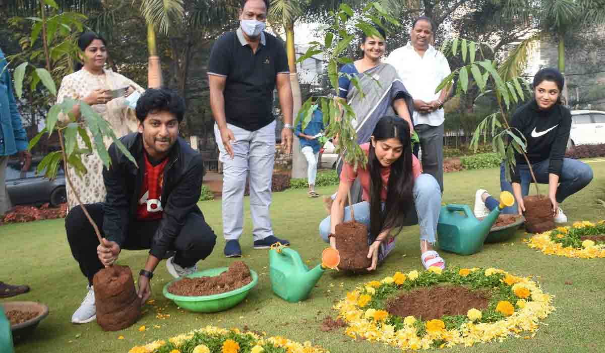 గ్రీన్ ఇండియా చాలెంజ్‌లో ‘శ్యామ్‌ సింగ రాయ్’ టీమ్‌