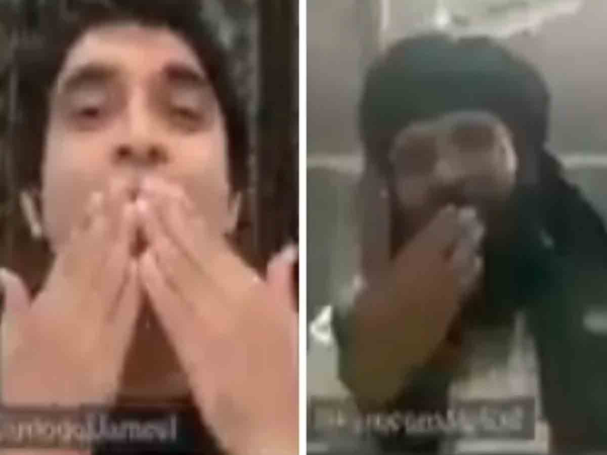 ఫ్లయింగ్ కిస్‌లు ఇచ్చుకున్న.. పాక్‌ జర్నలిస్ట్‌, తాలిబన్‌ ప్రతినిధి