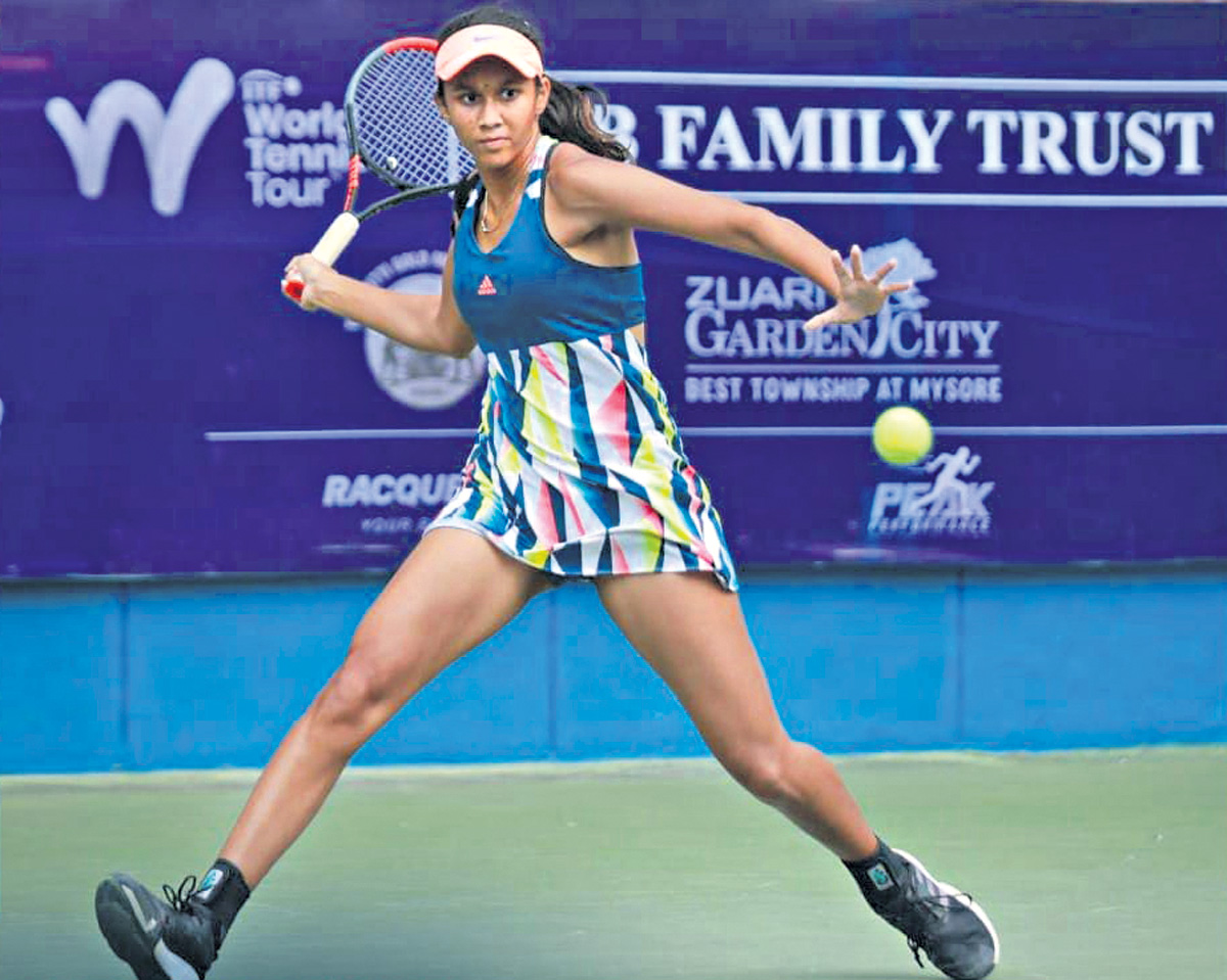 ఐటీఎఫ్‌ సెమీస్‌లో రష్మిక, ప్రాంజల