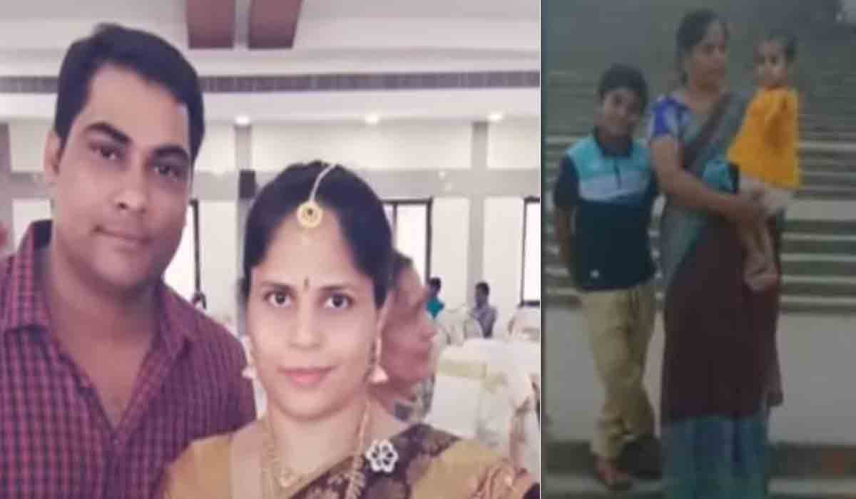 సంగారెడ్డి జిల్లాలో విషాదం.. క‌ల‌హాల‌తో ఉరేసుకున్న భ‌ర్త‌.. చెరువులో దూకిన భార్యాపిల్ల‌లు