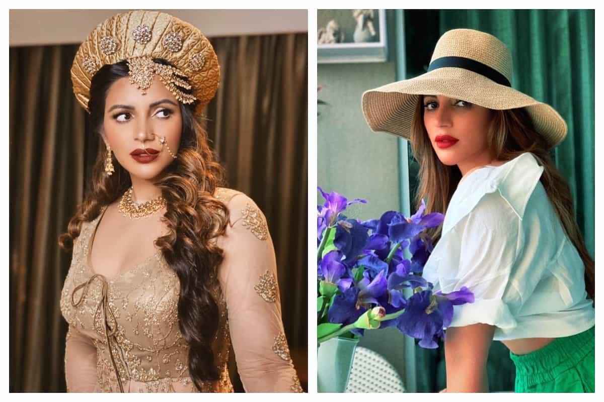 Shama Sikander | గోల్డెన్ డ్రెస్‌లో షామా సికందర్..