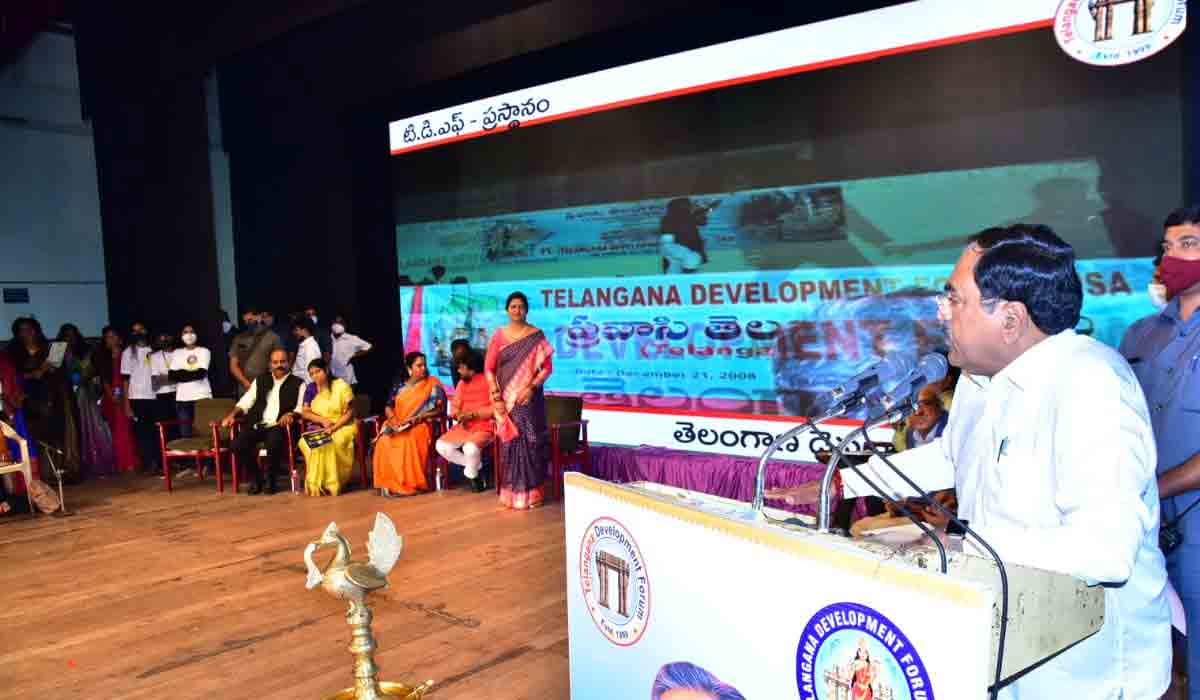 తెలంగాణాభివృద్ధిలో ఎన్నారైల పాత్ర విస్మరించలేనిది : మంత్రి దయాకర్‌రావు