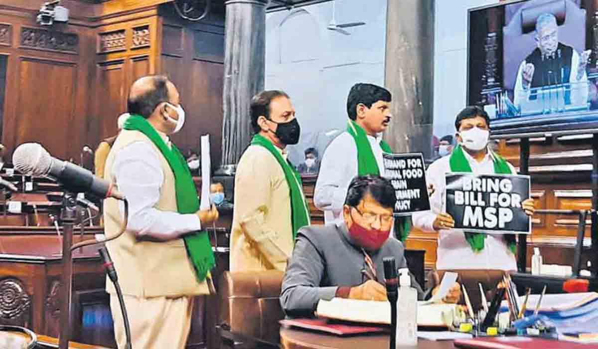 పార్లమెంటులో నేడూ విపక్షాల ఆందోళన