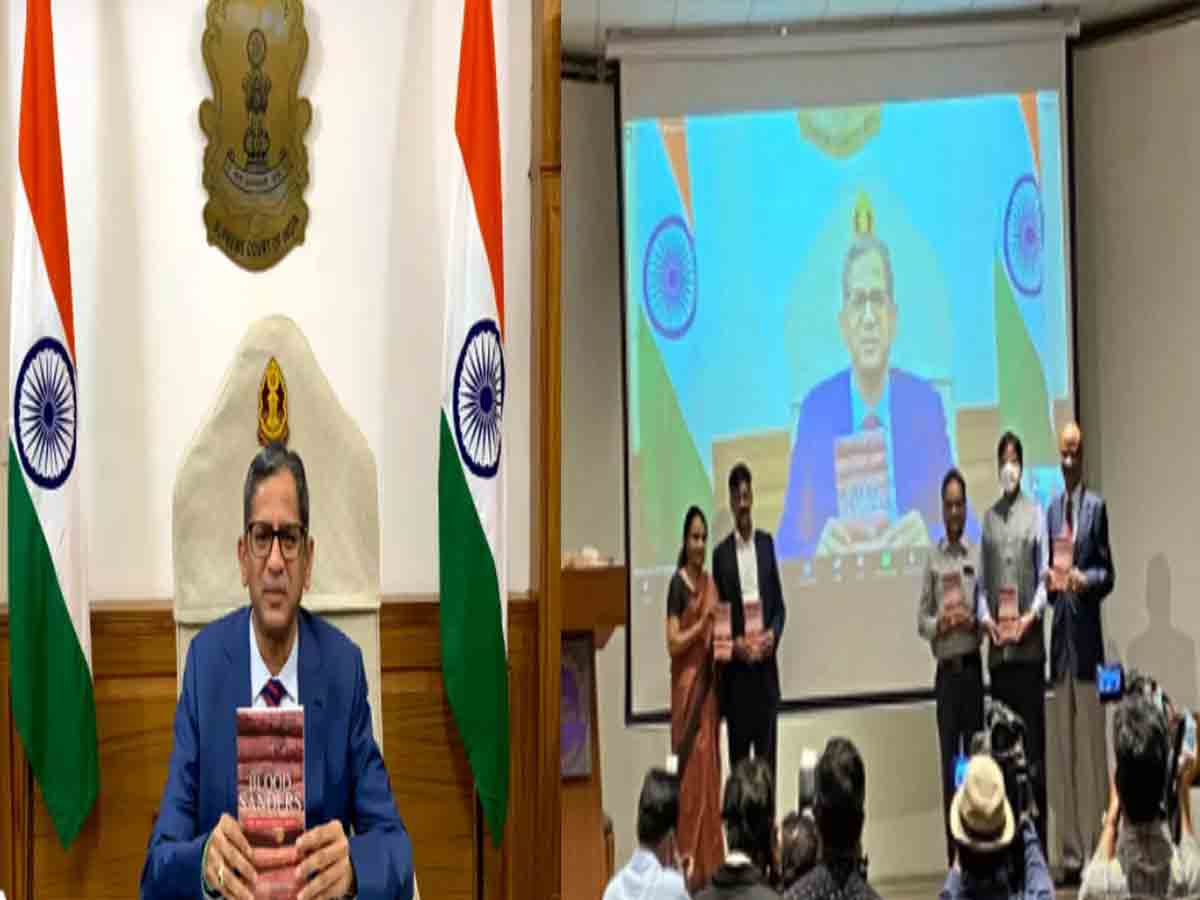 Blood sanders: ఈ పుస్తకం పేజీలు తిప్పగానే పరిశోధన కనిపిస్తుంది : జస్టిస్‌ ఎన్వీ రమణ