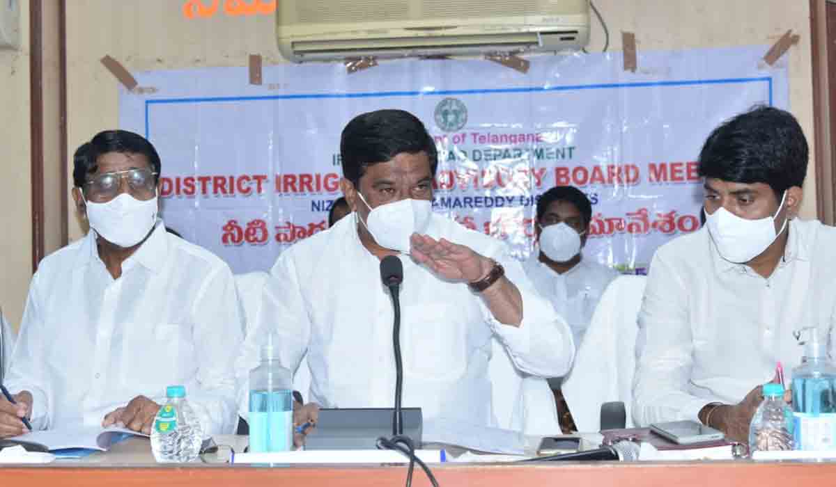 యాసంగికి 23.83 టీఎంసీలు నీరు విడుదల : మంత్రి వేముల