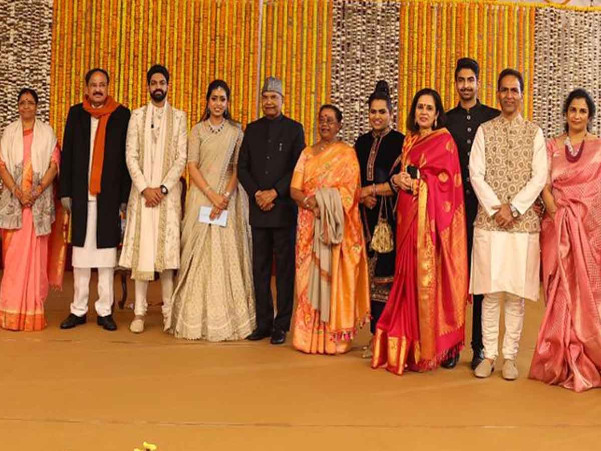 Wedding Reception: ఉపరాష్ట్రపతి భవన్‌లో వెంకయ్య మనవరాలి వివాహ విందు