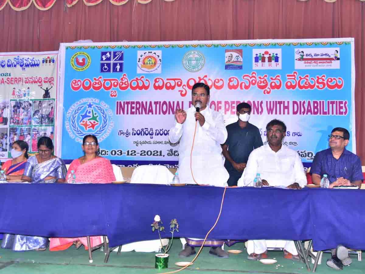 ప్రణాళికాబద్దంగా వనపర్తి అభివృద్ధి : మంత్రి నిరంజన్ రెడ్డి