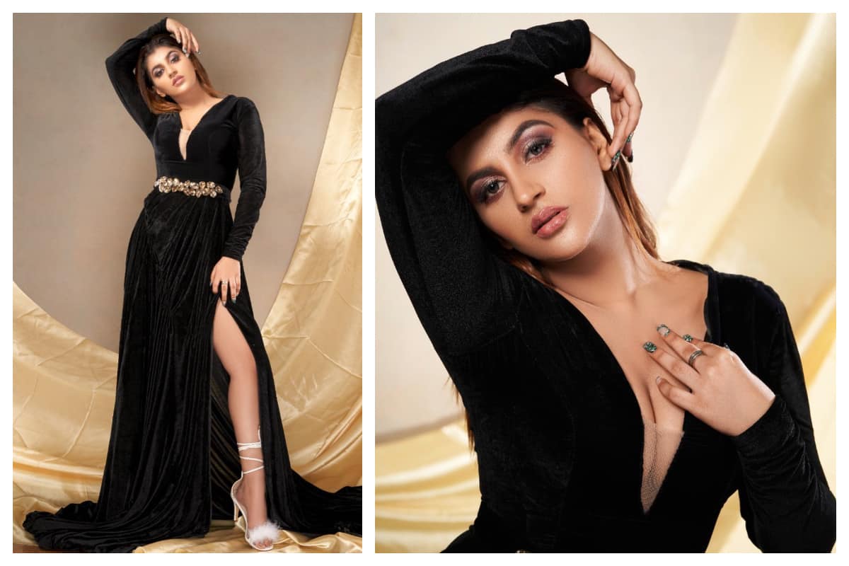 Yashika Aannand | బ్లాక్‌ డ్రెస్‌లో కైపెక్కిస్తున్న య‌షికా ఆనంద్‌..