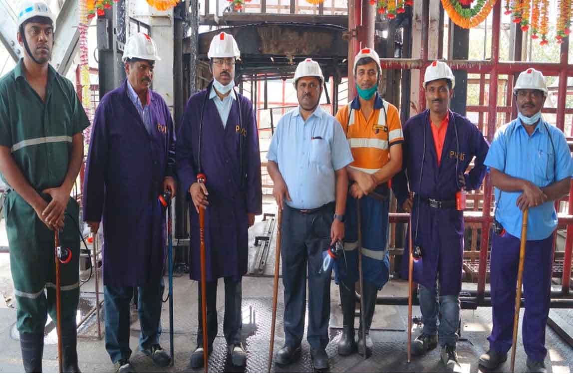 Kothagudem | జీకేవోసీని సందర్శించిన మినీస్ట్రీ ఆఫ్ కోల్ డైరెక్టర్..