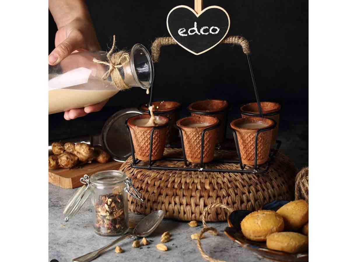 Drink Chai And Eat Cup | చాయ్ తాగి అదే క‌ప్పును తినేయొచ్చు.. హైద‌రాబాద్ కంపెనీ వినూత్న ప్ర‌య‌త్నం