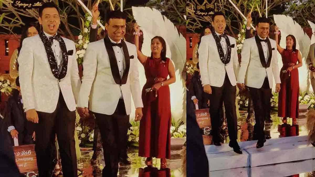 First Gay Wedding in Telangana | తెలంగాణ‌లో తొలి ‘గే’ మ్యారేజ్.. పెద్ద‌ల స‌మ‌క్షంలో ఒక్క‌టైన ఇద్ద‌రు యువ‌కులు