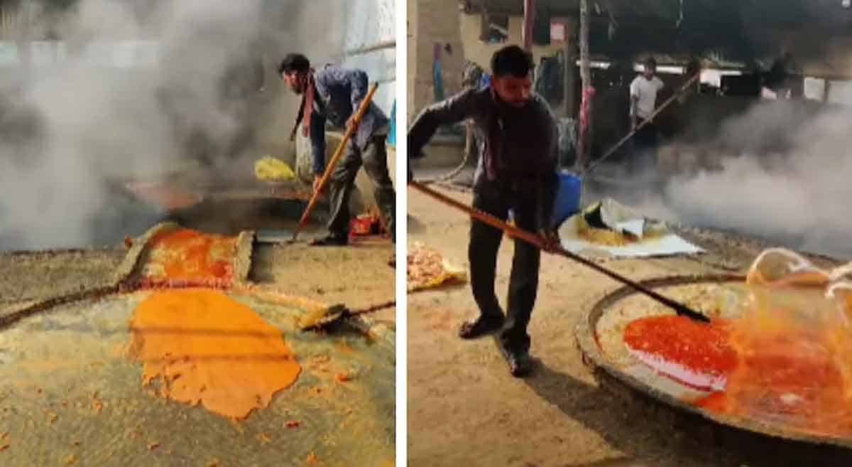 చెరుకు ర‌సం నుంచి బెల్లాన్ని ఎలా త‌యారు చేస్తారో తెలుసా? ఈ వీడియో చూసి తెలుసుకోండి