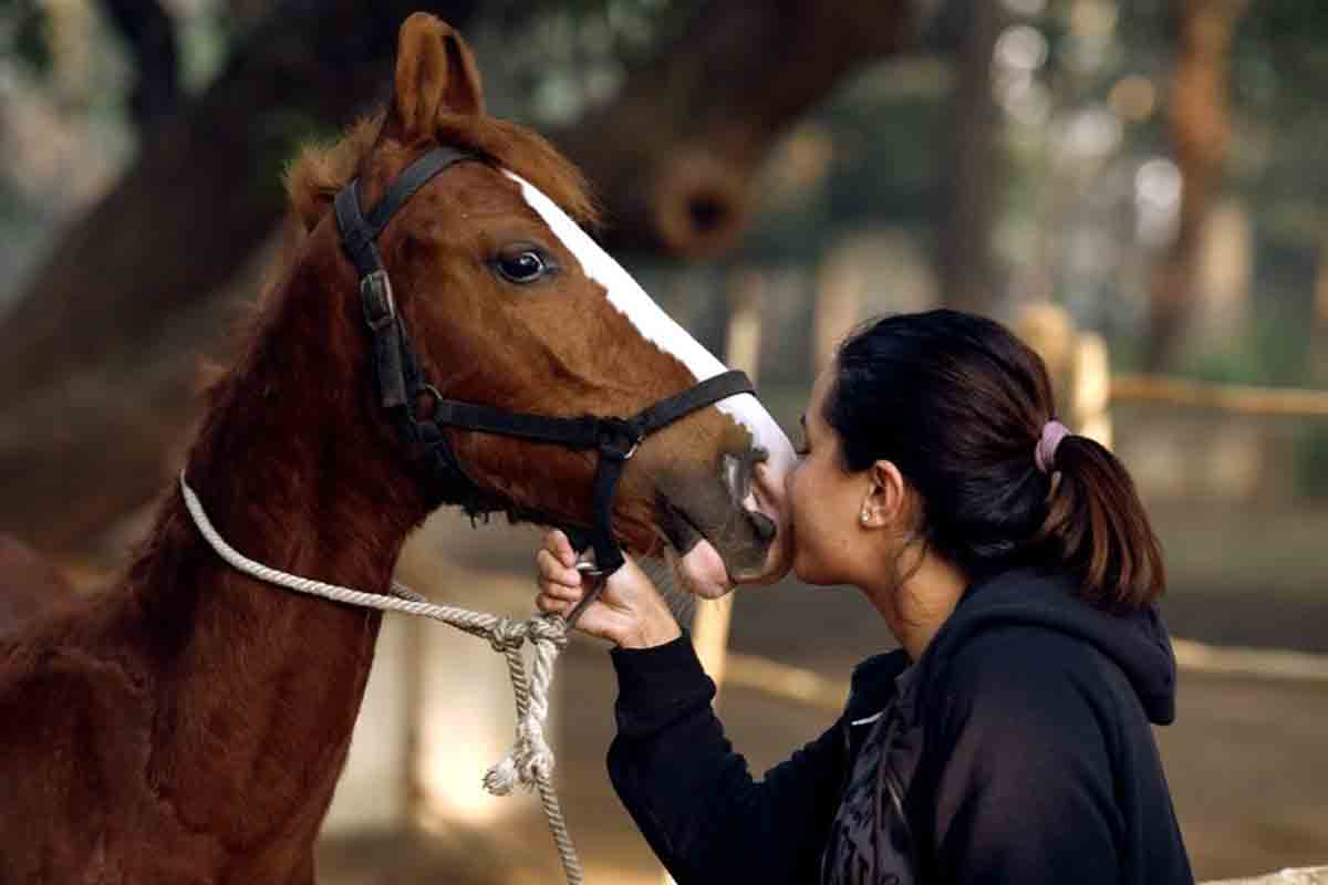 స్వారీపై నదియా ప్రేమ