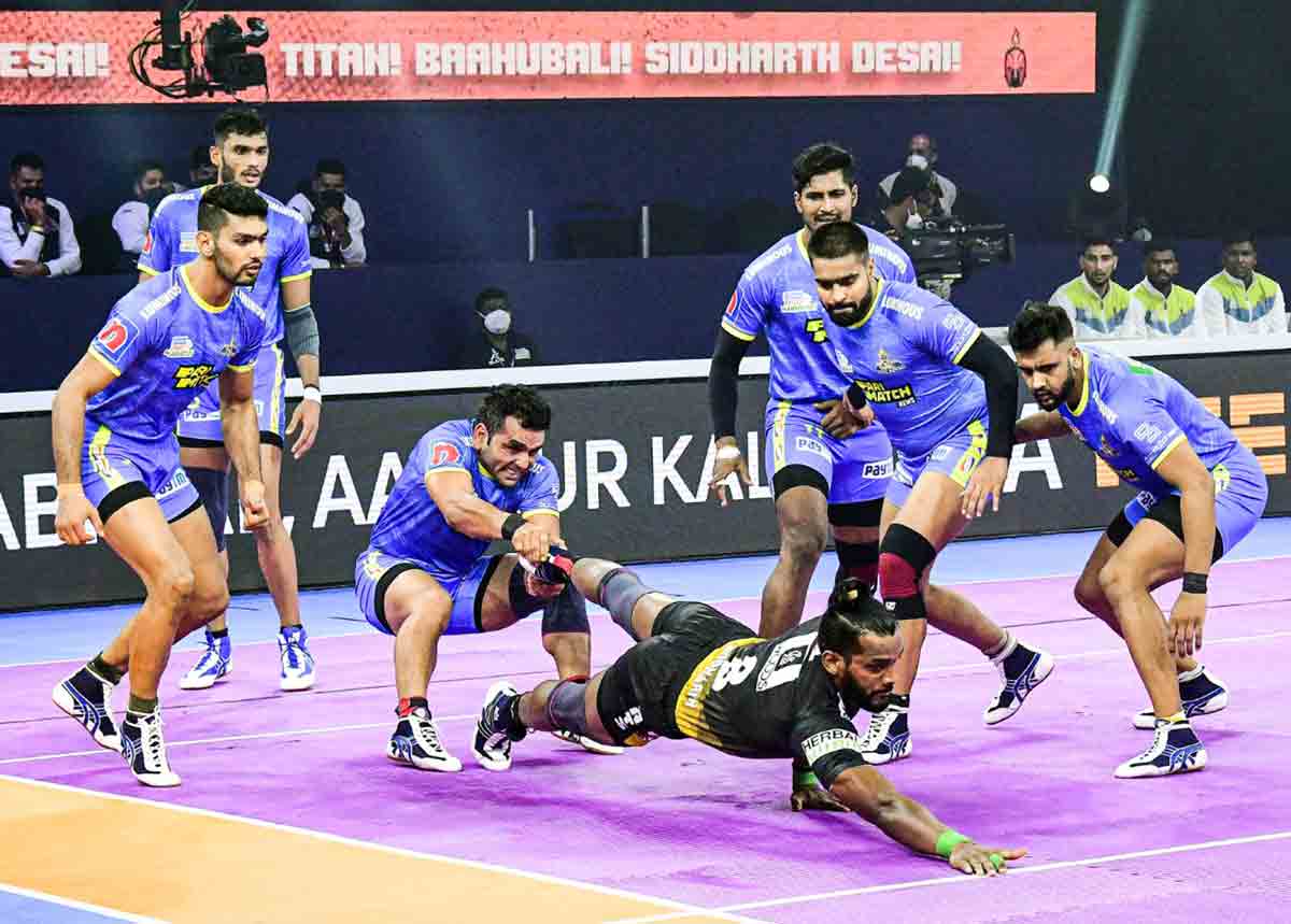 తెలుగు టైటాన్స్‌ తలైవాస్‌తో తొలి మ్యాచ్‌ ‘డ్రా’