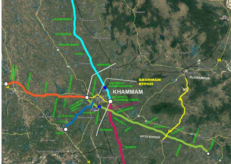 ఖమ్మానికి సహజ రింగ్‌రోడ్‌