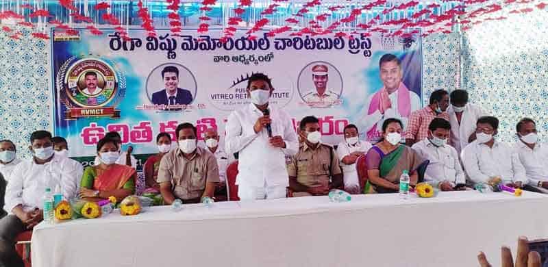 ప్రజా శ్రేయస్సుకే కంటి వైద్యశిబిరాలు