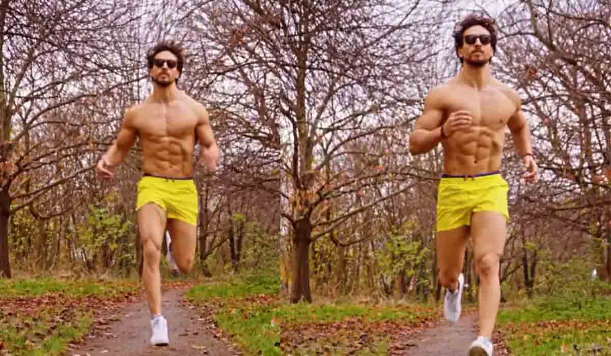 Tiger Shroff | ఎముక‌లు కొరికే చ‌లిలో ఆ హీరో ష‌ర్ట్ తీసి విన్యాసం