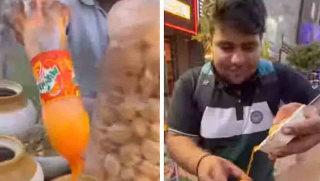 mirinda golgappa special from jaipur video viral