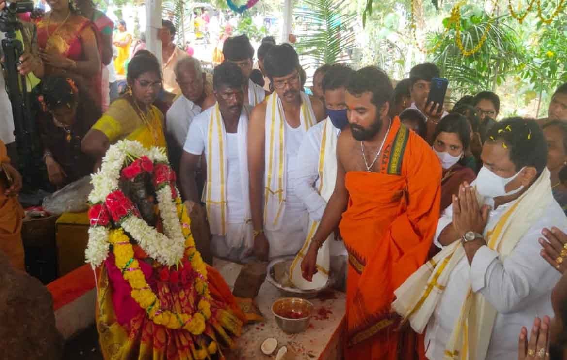 MLA | ఘనంగా ముత్యాలమ్మ అమ్మవారి విగ్రహ ప్రతిష్ఠ..హాజరైన ఎమ్మెల్యే సండ్ర..