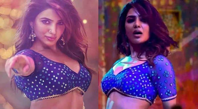 samantha instagram post about oo antava oooo antava song in pushpa