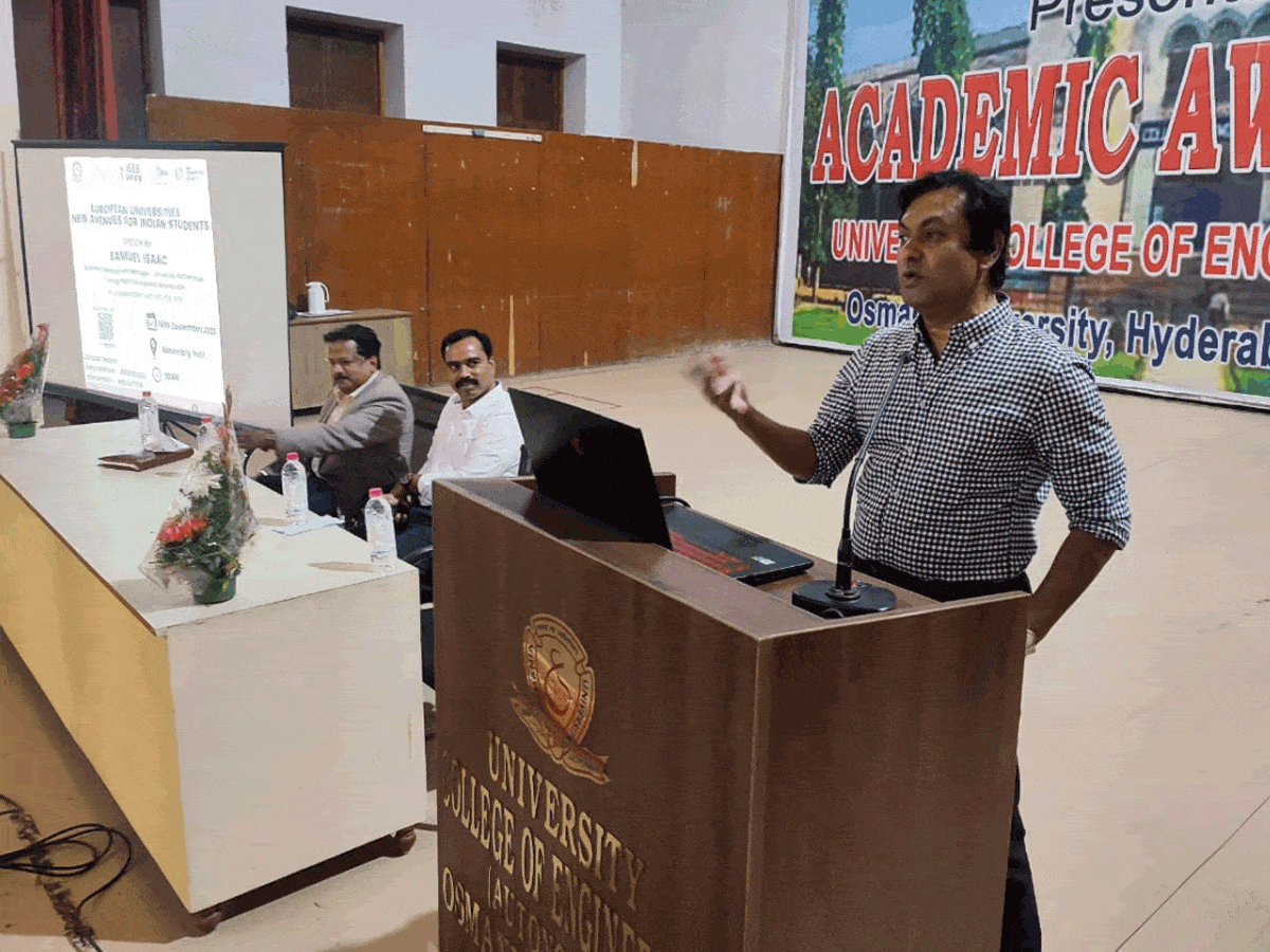 యూరప్‌లో విద్యావకాశాలపై ఓయూలో సదస్సు