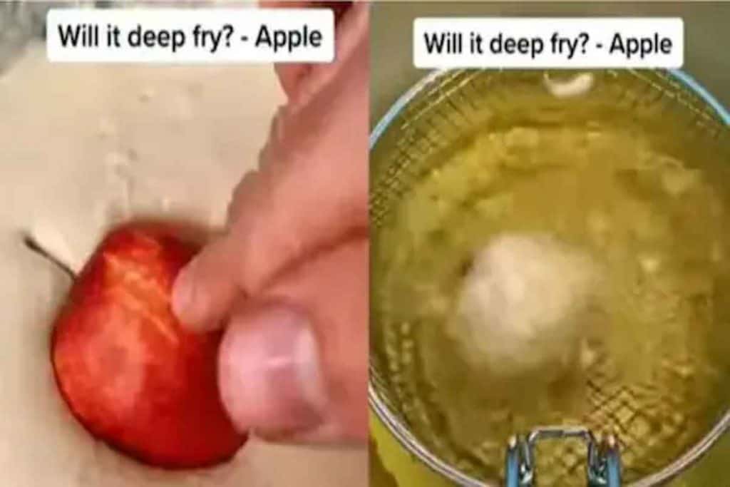 food blogger prepares apple pakodas video viral
