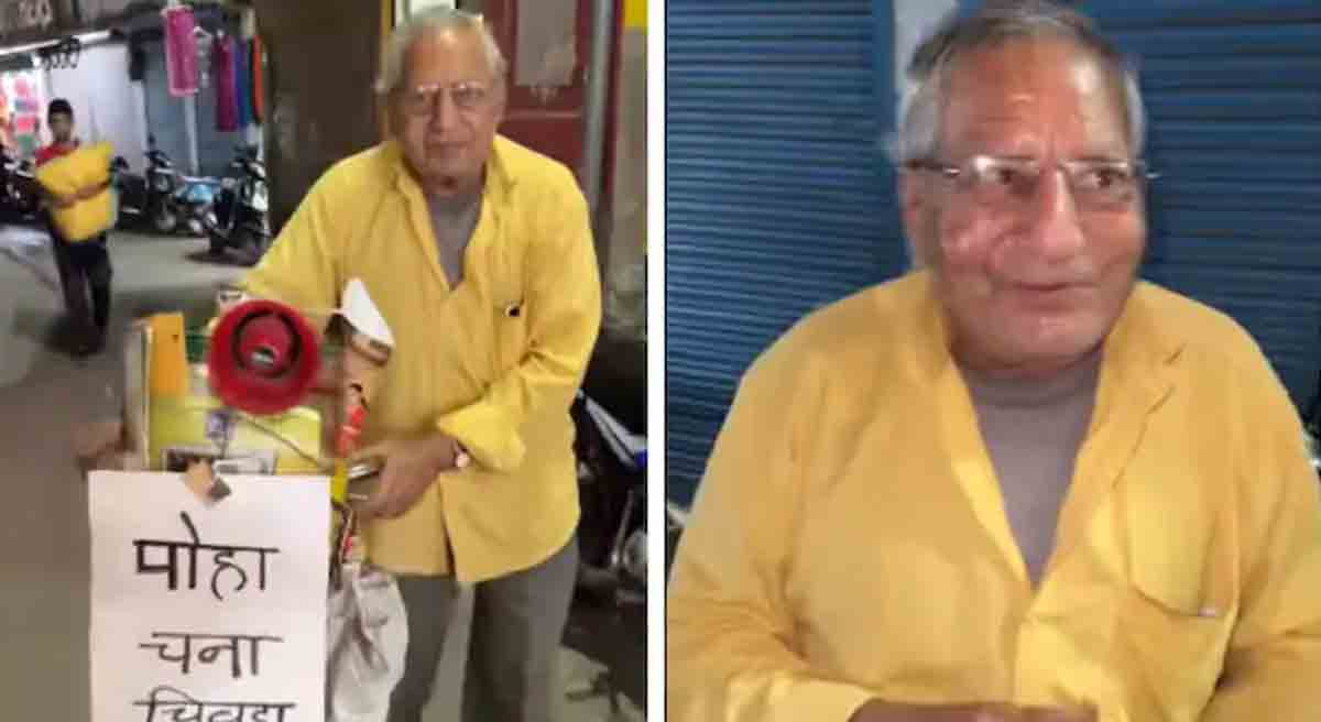 అయ్యో తాత‌.. ఈ వ‌య‌సులో నీకు ఎంత క‌ష్టం వ‌చ్చింది.. సైకిల్‌పై పోహ అమ్ముతూ జీవ‌నం