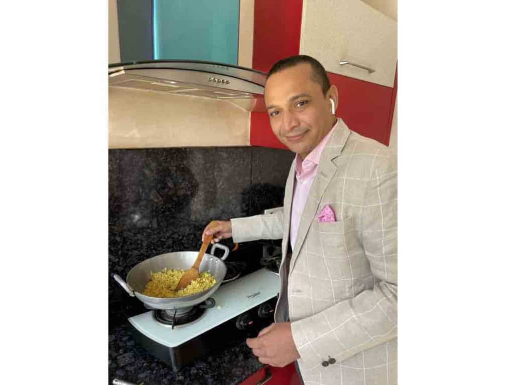 ias officer raj shekhar cooking poha photo goes viral
