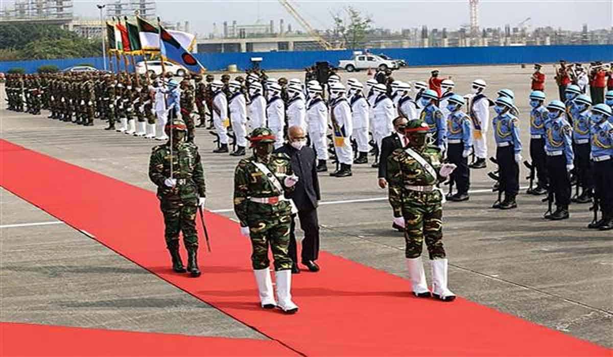 బంగ్లాలో విక్ట‌రీ డే ప‌రేడ్‌..  హాజ‌రైన రాష్ట్ర‌ప‌తి రామ్‌నాథ్ కోవింద్‌