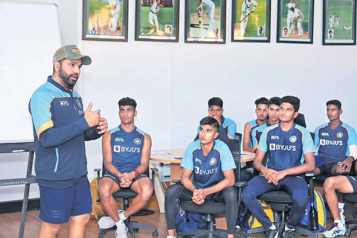 ఎన్‌సీఏలో రోహిత్‌ పాఠాలు