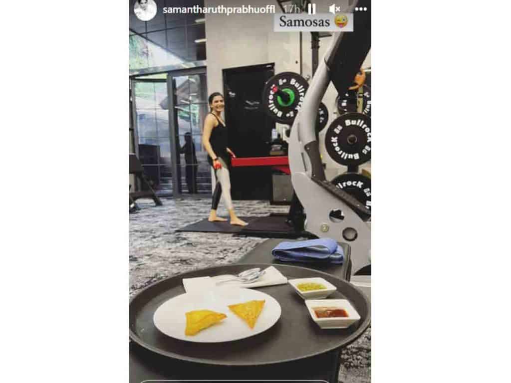 samantha reveals her fitness secret in instagram post