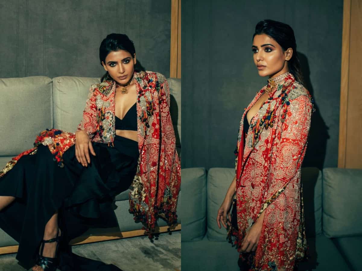 Samantha: స్టైలిష్ డ్రెస్‌లో స‌మంత‌