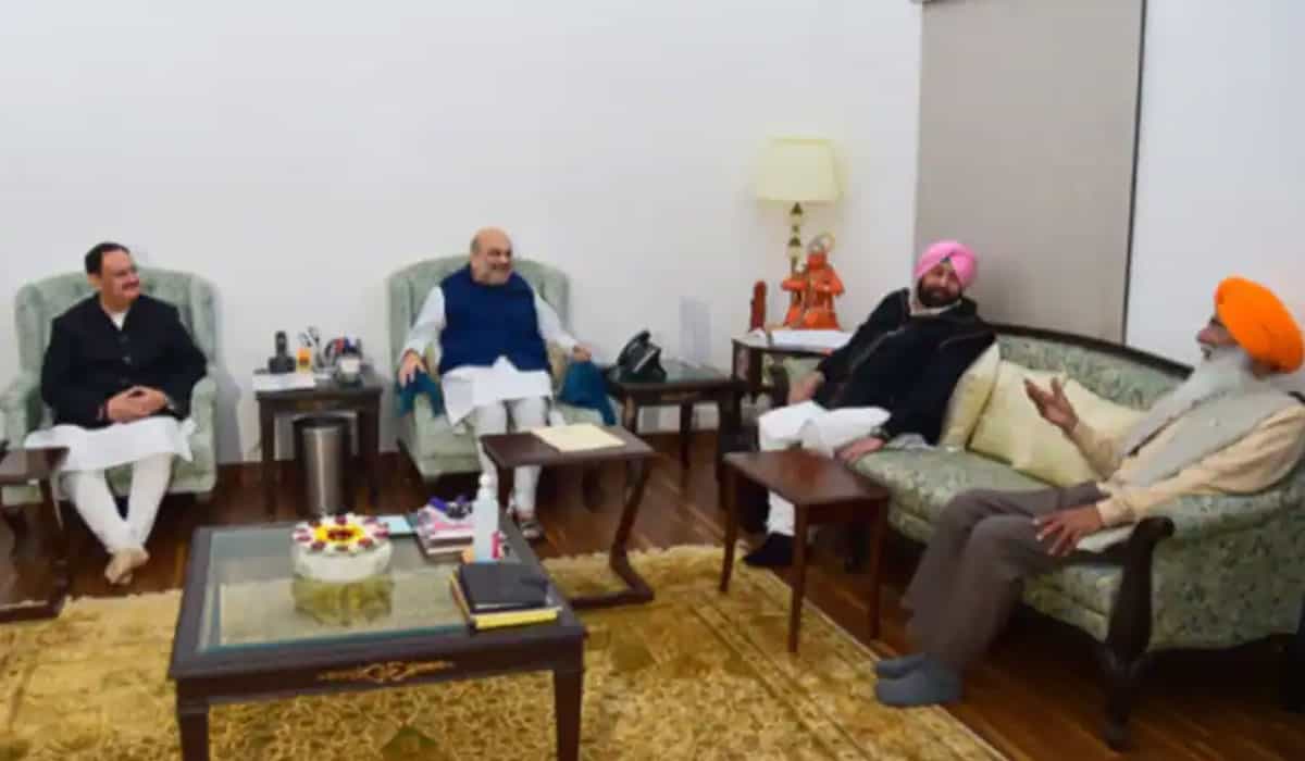 Captain Amarinder Singh  | కేంద్ర హోంమంత్రి అమిత్‌షాతో భేటీ అయిన అమ‌రీంద‌ర్ సింగ్‌