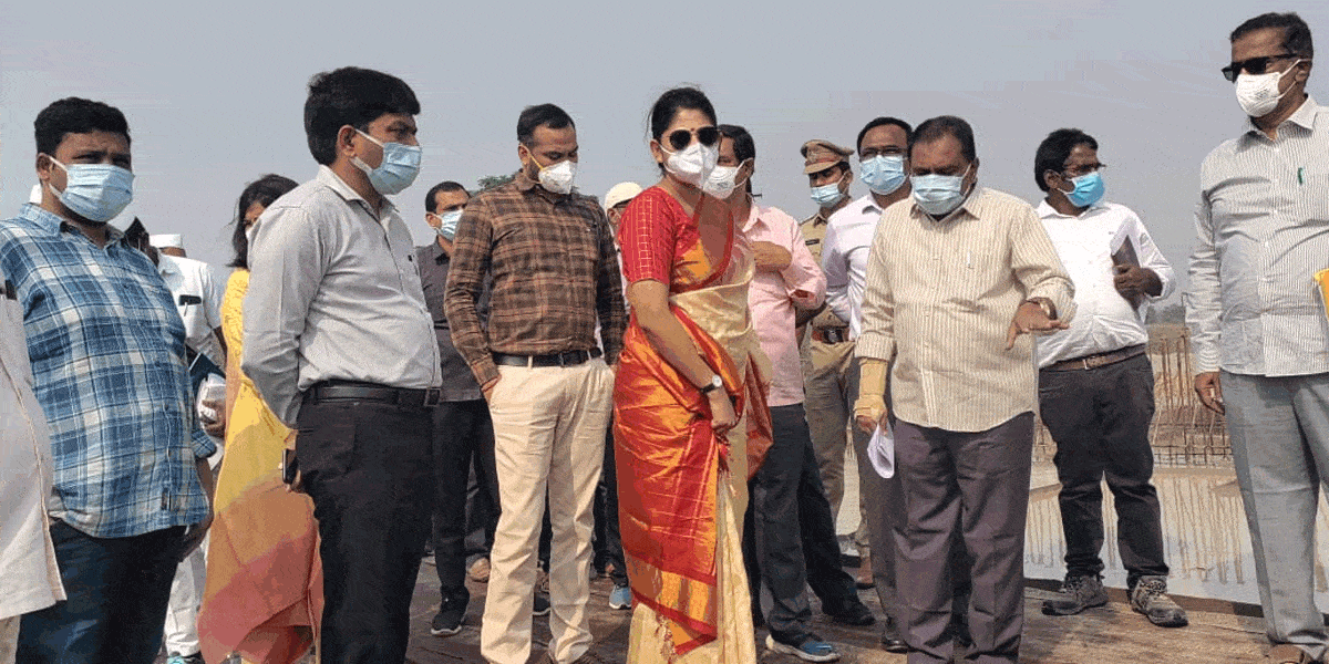 కాళేశ్వరం లింక్ -2 ప్రాజెక్టు పనులను పరిశీలించిన స్మితా సబర్వాల్