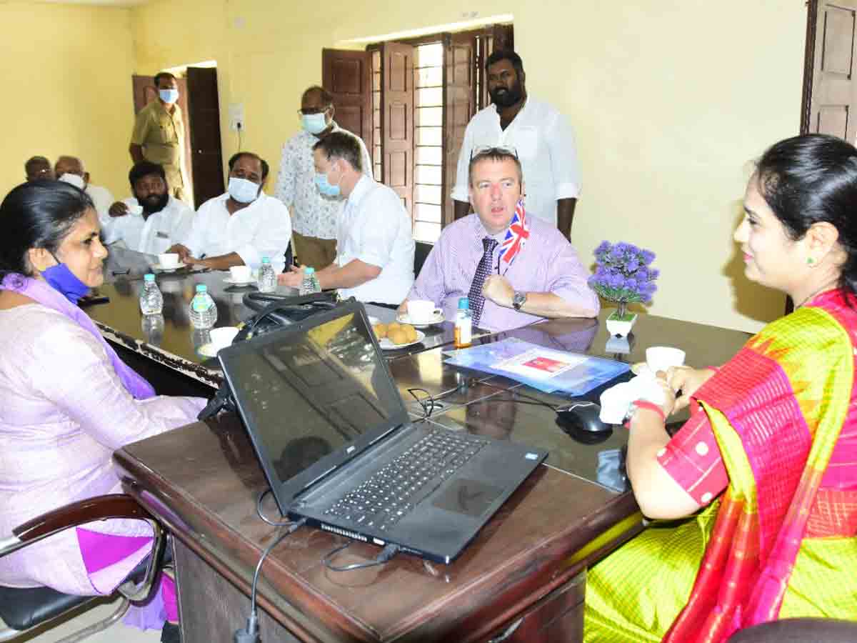 భారతినగర్ డివిజన్‌ను సందర్శించిన బ్రిటిష్ డిప్యూటీ కమిషనర్ బృందం
