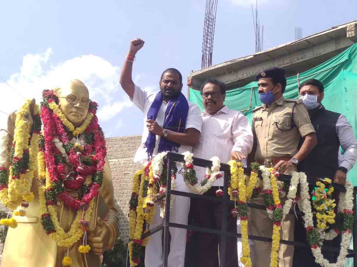 అంబేద్కర్‌ ఆశయాలను నెరవేరుస్తున్న  సీఎం కేసీఆర్‌ : మంత్రి శ్రీనివాస్ గౌడ్