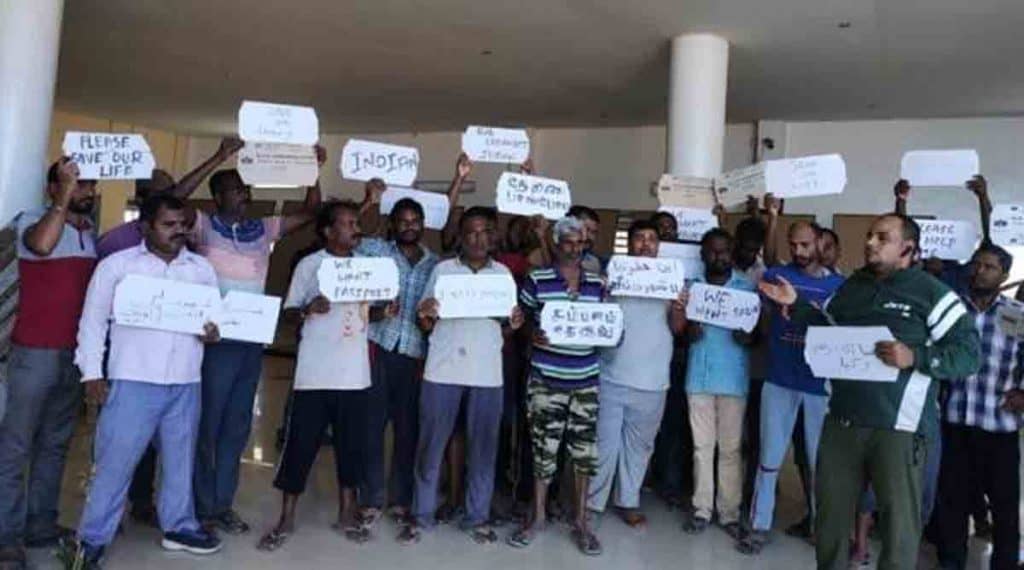 indians stranded in sudan in north africa without passports and money