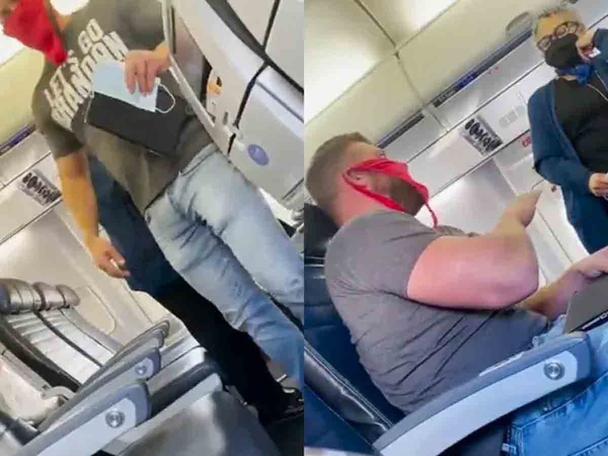 Man Wears Underwear as Face Mask | మ‌హిళ అండ‌ర్‌వేర్‌ను మాస్క్‌గా ధ‌రించి విమానం ఎక్కాడు.. ఆ త‌ర్వాత ఏం జ‌రిగిందంటే?