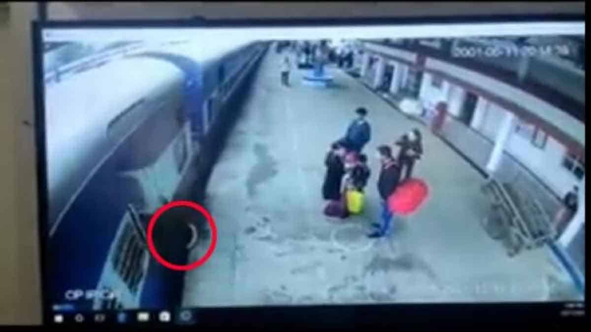 ఒక్క క్ష‌ణం ఆల‌స్య‌మైనా.. ఆ వృద్ధుడి ప్రాణాలు గాల్లో క‌లిసిపోయేవి.. వైర‌ల్ వీడియో