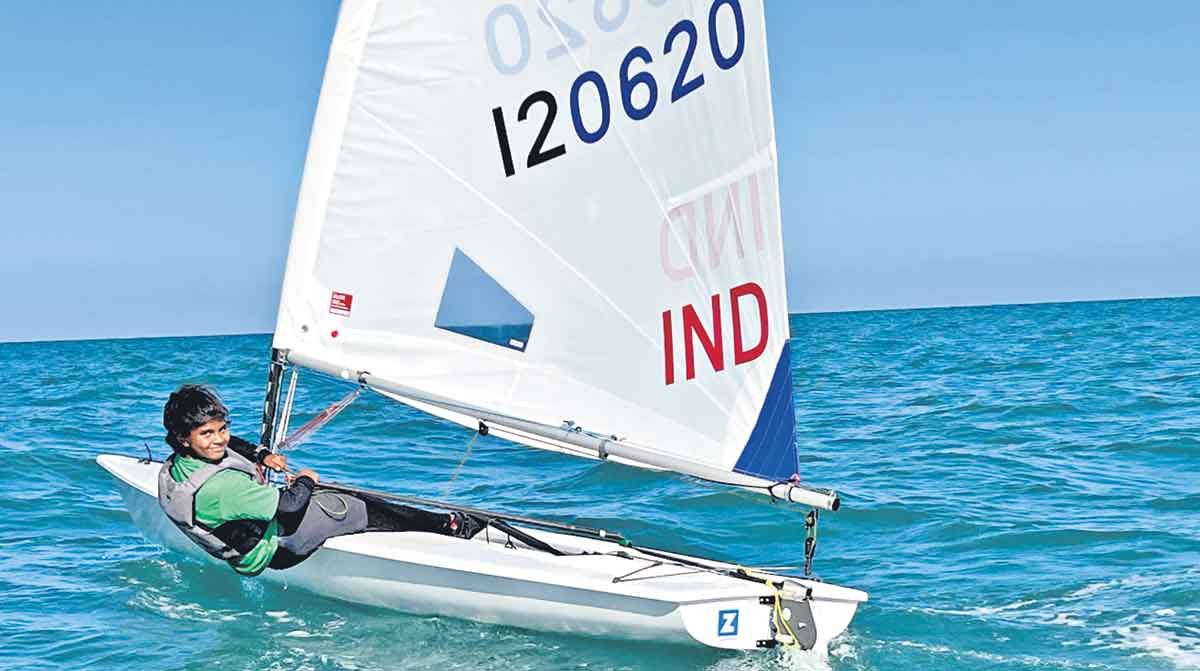 ప్రపంచ సెయిలింగ్‌ టోర్నీలో వైష్ణవి
