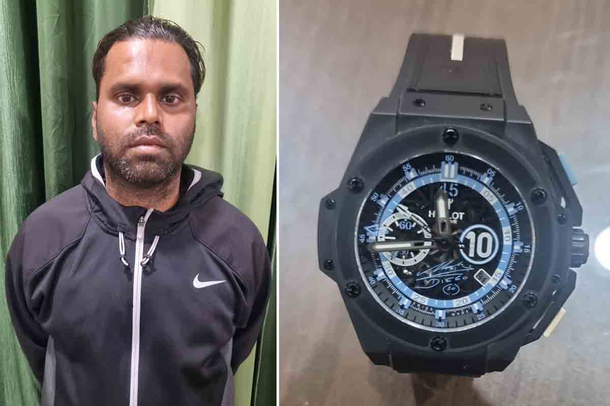 మారడోనా వాచీ దొరికింది