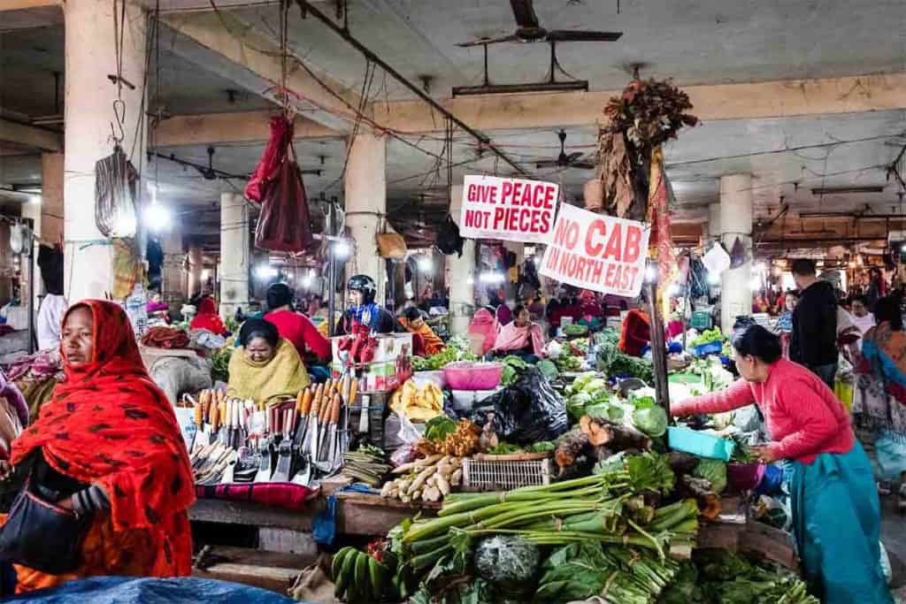 ima keithel is the largest women market in manipur imphal