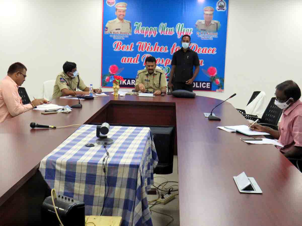 Video conference : మనోభావాలు దెబ్బతీసేలా ప్రచారాలు చేయవద్దు.. జిల్లా ఎస్పీ కోటిరెడ్డి